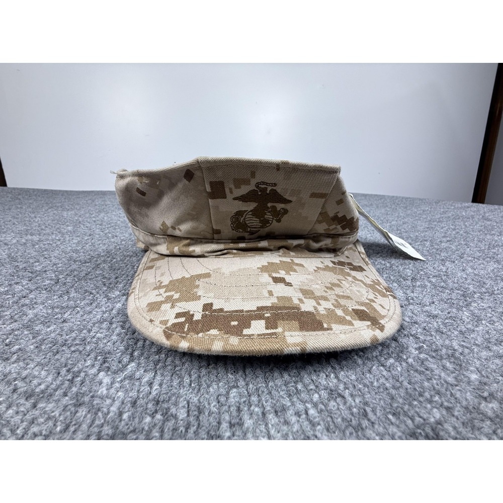 SEKRI USMC Desert MARPAT Garrison Cover Hat Camo Ball Cap Medium 8405014854316